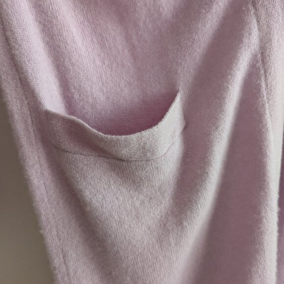 Theory Cashmere Long Cardigan in Lilac sz S - Picture 3 of 7